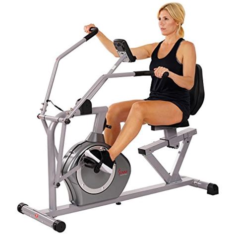 Sunny Health & Fitness Magnetic Recumbent Exercise Bike, 350lb High ...