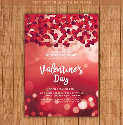 Valentine Party Invitation Template