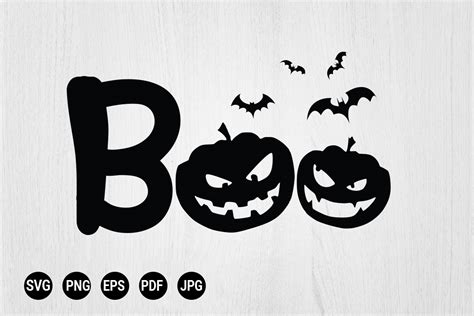 Boo Halloween Graphic by 99SiamVector · Creative Fabrica