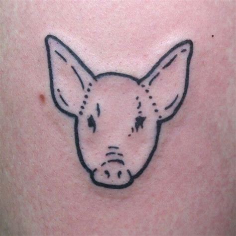 com img src http www tattoostime com images 342 classic outline pig | Pig tattoo, Pig logo ...