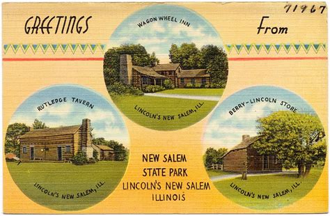 #SmallTownSaturday – New Salem, IL – Illinois History & Lincoln Collections