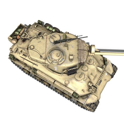 M51 Israel Super Sherman - 1 3D Model by panaristi