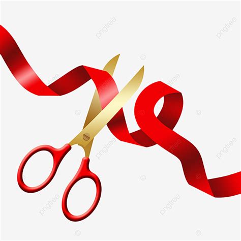 Grand Opening Ribbon Cutting Clip Art