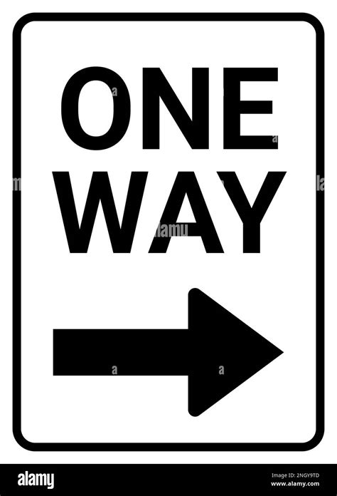 One way road sign. Traffic direction vector arrow board one way sign ...