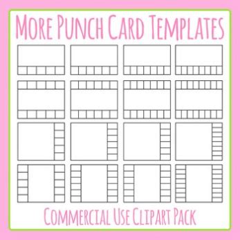 Free downloadable punch card template - hitsrelop