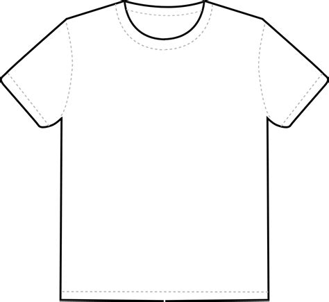 T Shirt Outline Clip Art - ClipArt Best