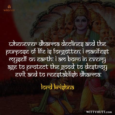 35 Most Powerful Lord Krishna Quotes From Bhagavad Gita - Wittyhutt