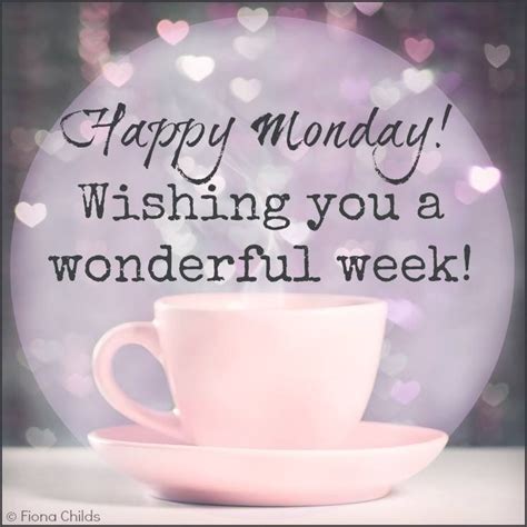 Happy Monday, Wishing You A Wonderful Week Pictures, Photos, and Images for Facebook, Tumblr ...