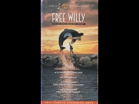 Free Willy Movie Poster