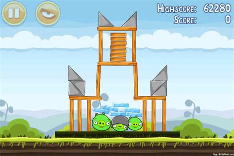 Angry Birds Mighty Hoax 3 Star Walkthrough Level 4-1 | AngryBirdsNest