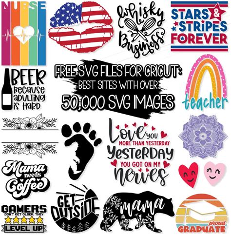 Free SVG Files for Cricut: Best Sites with Over 50,000 SVG Images - SVG Heart