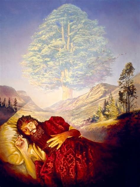 King Nebuchadnezzar dreaming about an enormous tree | Bible study books ...