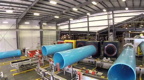 Diamond Plastics PVC Pipe Plant Tour- 54" and 60" Line - YouTube