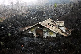 Under the Lava | A home covered by Lava near Etna Volcano | Enrico Strocchi | Flickr