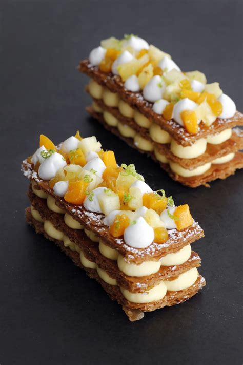 Tropical Mille Feuille | COOKING | Treats | Pinterest | Mille feuille, Tropical and Napoleon