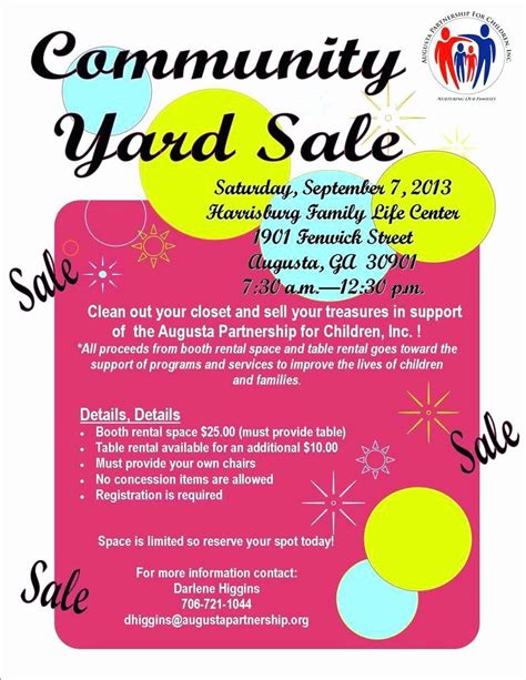 Yard Sale Flyer Template Word Best Of Yard Sales Flyers Yard Sale Flyers Funny Munity Yard Free ...