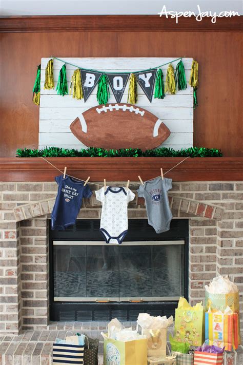 A Football Baby Shower that will be a touchdown - Aspen Jay