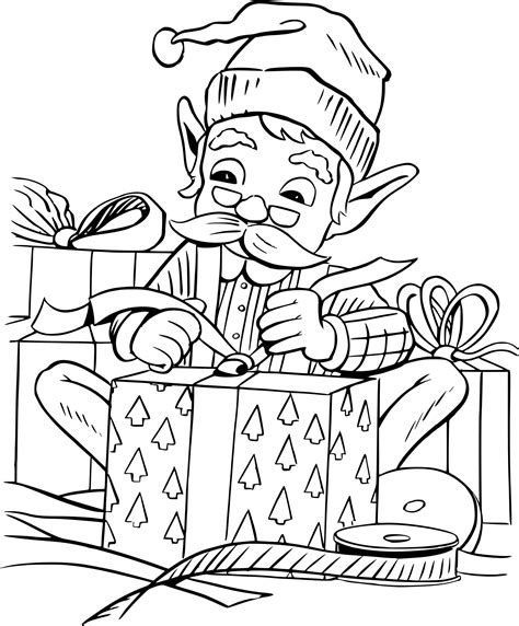 Lutin Coloriage Inspirant Image Coloriage Lutin De Noel Dessin | My XXX ...