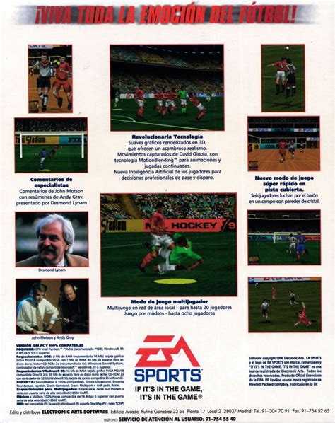 FIFA Soccer 97 (1996) box cover art - MobyGames