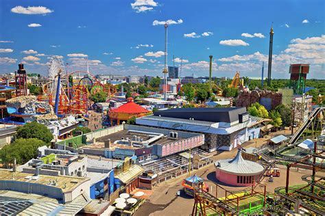 Prater amusement park in Vienna aerial view Photograph by Brch Photography | Pixels