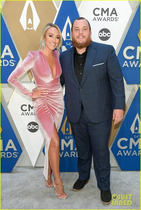 Luke Combs' Wife Nicole Hocking Joins Him at CMA Awards 2020 - See Red Carpet Pics!: Photo ...