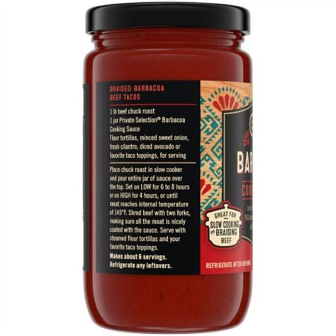 Private Selection® Barbacoa Cooking Sauce, 12 oz - Kroger