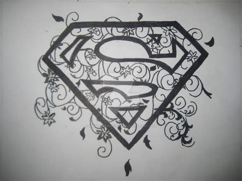 Superman Logo Sketch at PaintingValley.com | Explore collection of Superman Logo Sketch