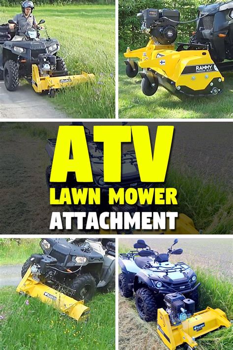 Extreme ATV Mower Attachment | Rammy Lawn Mower ATV Attachment | Atv ...