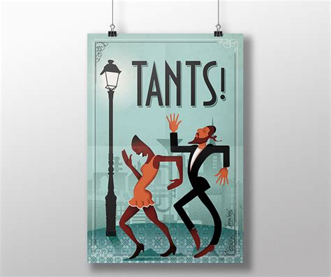 Tants ( Dance ) Poster - Hipster Judaica