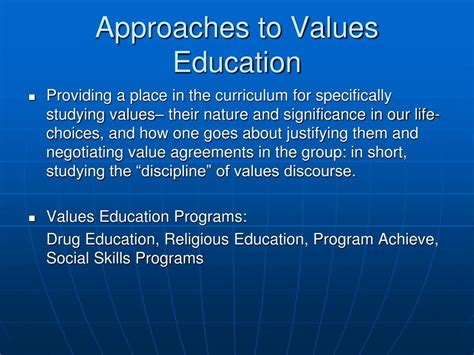 PPT - Values Education PowerPoint Presentation, free download - ID:479793