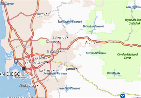 MICHELIN Granite Hills map - ViaMichelin