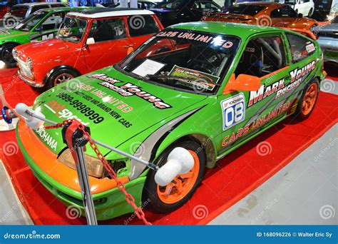 Honda CRX Racing Car at Manila Auto Salon Editorial Photo - Image of ...