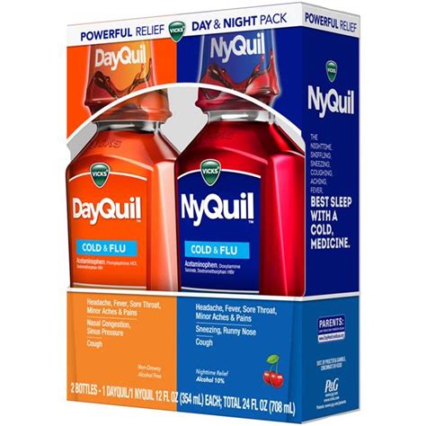 Vick DayQuil Multi-Symptom/NyQuil Nighttime Cold & Flu Relief Combo Pack 2 Pack | Hy-Vee Aisles ...