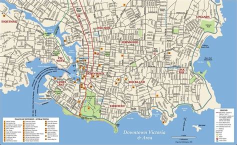 Victoria tourist attractions map | Map, Tourist attraction, Tourist