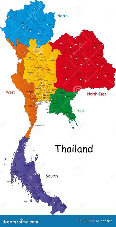 Map Of Thailand With Provinces And Cities Map Of West | Images and Photos finder