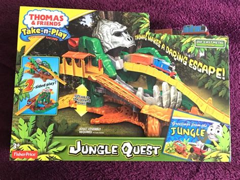 Thomas & Friends Take-n-Play Jungle Quest Playset Review - Twin Mummy and Daddy