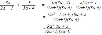 Menyelesaikan soal pecahan bentuk aljabar - Cerdas Belajar Matematika