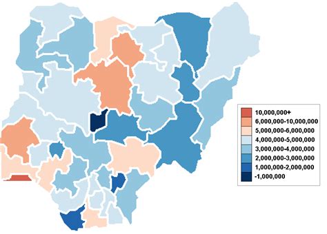 Nigerian States By Population - Mapsof.Net