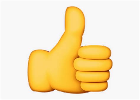 Thumbs Up Emoji No Background Free Transparent Clipart Clipartkey | Images and Photos finder