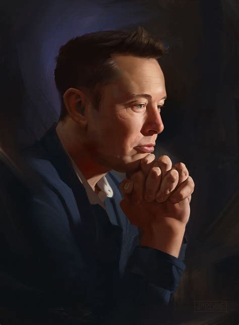 Elon Musk Portrait. Tesla SpaceX Hyperloop Solar City | Elon musk, Elon ...