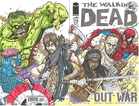 Merle & Daryl Dixon with Michonne vs Marvel zombies - Puis Calzada , in ...