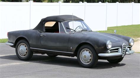 All-Original 1960 Alfa Romeo Giulietta Spider Is A Barn Find Project