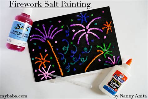 Firework Salt Paintings | Nanny Anita | My Baba