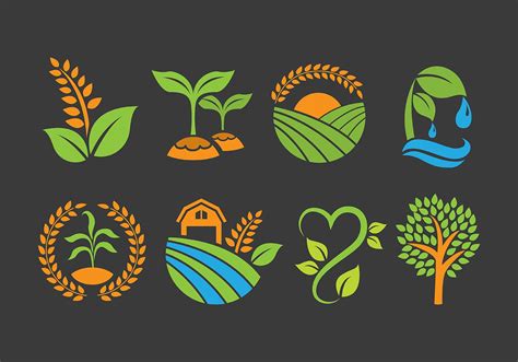 Agro and Farm Logo Vectors 123830 Vector Art at Vecteezy