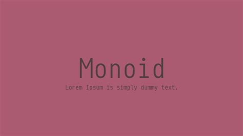 Monoid Font Family : Download Free for Desktop & Webfont