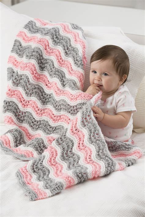 Chevron Baby Blanket Free Knitting Pattern | Chevron baby blankets, Baby girl crochet blanket ...