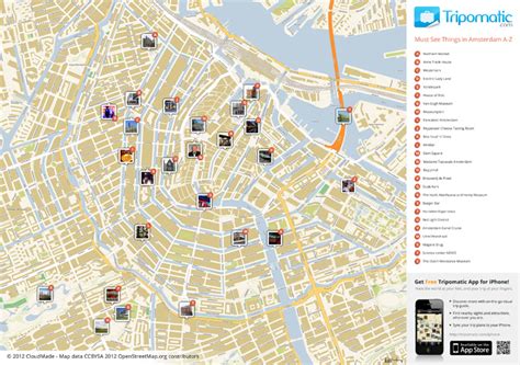 Amsterdam Tourist Map in PDF | Sygic Travel