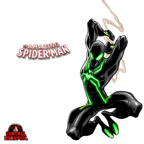 Spider-Man Suit Neon by XavoDraw on DeviantArt