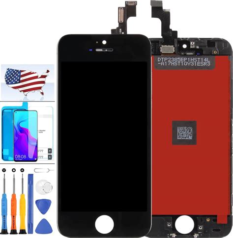 Amazon.com: Screen for iPhone 5s/SE 2016 Screen Replacement A1453 A1457 ...