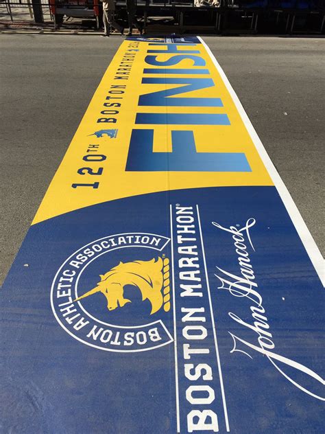 The 120th Boston Marathon Finish Line | BostonTweet | Scoopnest